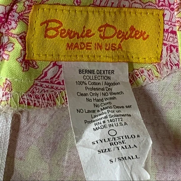 SOLD | Bernie Dexter | Women’s Small | Rose Dress Lemonade Eiffel Tower - Picture 5 of 9